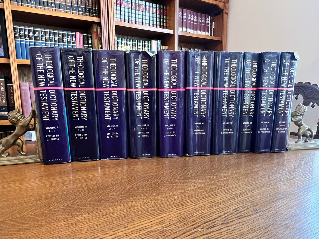 The Theological Dictionary of the New Testament (TDNT) - 10 volumes